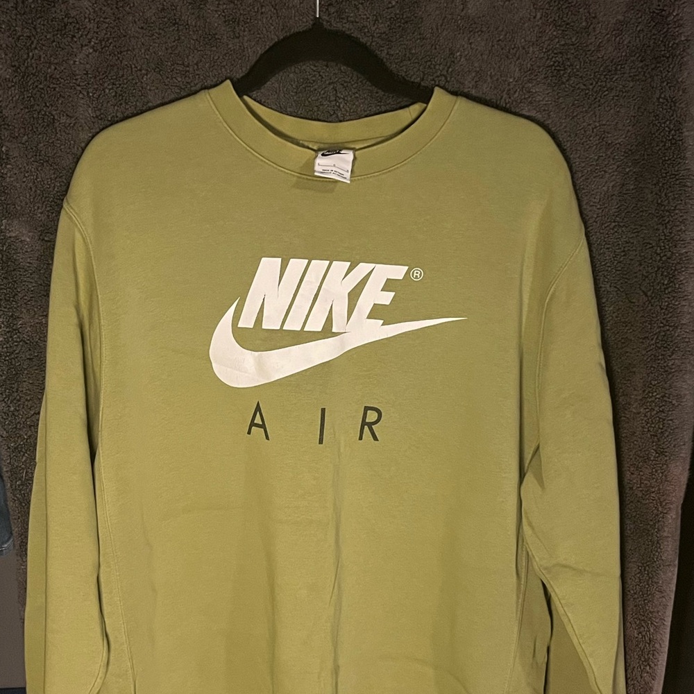 Nike Olive Green Logo Sweatshirt